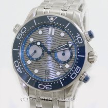 Omega Seamaster CoAxial Diver 300M Ref 21030 Steel Grey Wave